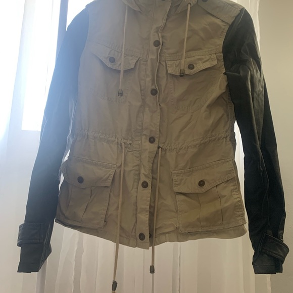 Leather/cargo jacket - Picture 3 of 12